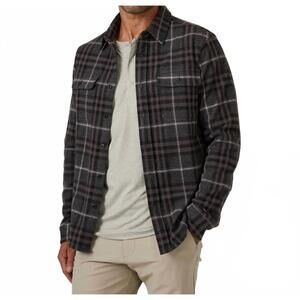 NEW 7DIAMONDS generation plaid soft knit top in charcoal